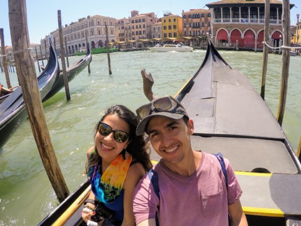 passeio de gondola em Veneza